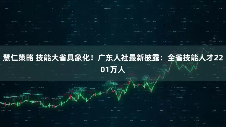 慧仁策略 技能大省具象化！广东人社最新披露：全省技能人才2201万人