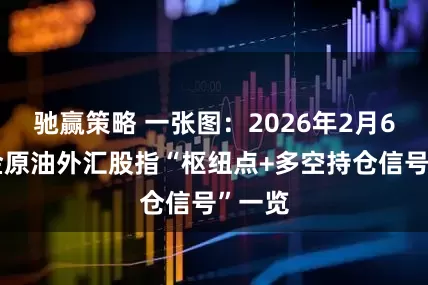 驰赢策略 一张图：2026年2月6日黄金原油外汇股指“枢纽点+多空持仓信号”一览